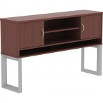 Lorell Relevance Series Mahogany Laminate Office Furniture Hutch 16218