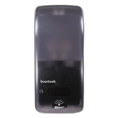 Rely Hybrid Liquid Soap & Hand Sanitizer Dispenser, 900mL, Black, 12"x5.5"x4 BWKSH900SBBW