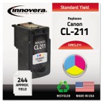 IVRCL211 Remanufactured 2976B001 (CL-211) Ink, 244 Page-Yield, Tri-Color IVRCL211