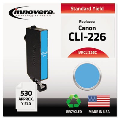 IVRCLI226C Remanufactured 4547B001 (CLI-226C) Ink, 530 Page-Yield, Cyan IVRCLI226C