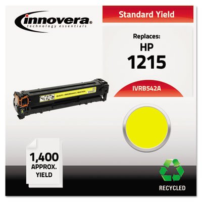 IVRB542A Remanufactured CB542A (125A) Laser Toner, 1400 Yield, Yellow IVRB542A