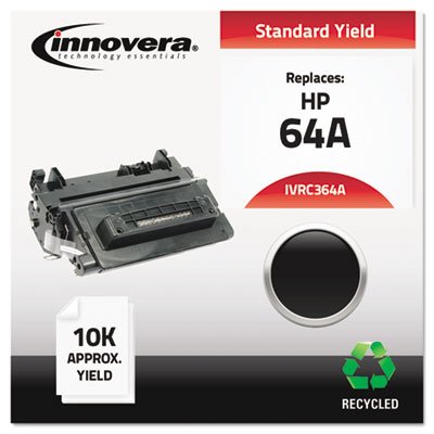 IVRC364A Remanufactured CC364A (64A) Laser Toner, 10000 Yield, Black IVRC364A