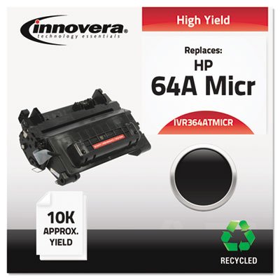 IVR364ATMICR Remanufactured CC364A MICR Toner, 10000 Yield, Black IVR364ATMICR