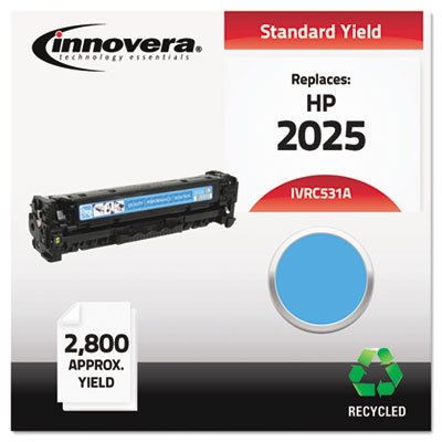 IVRC531A Remanufactured CC531A (304A) Toner, 2800 Yield, Cyan IVRC531A