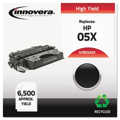 IVRE505X Remanufactured CE505X (05X) Laser Toner, 6500 Yield, Black IVRE505X