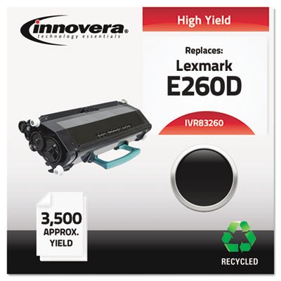 IVR83260 Remanufactured E260A21A (E60D) Toner, 3500 Yield, Black IVR83260