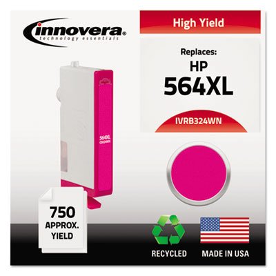 IVRB324WN Remanufactured High-Yield CB324WN (564XL) Ink, 750 Page-Yield, Magenta IVRB324WNC