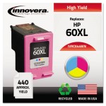 IVRC644WN Remanufactured High-Yield CC644WN (60XL) Ink, 440 Page-Yield, Tri-Color IVRC644WN