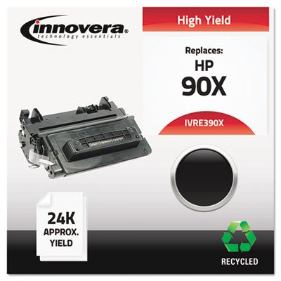 IVRE390X Remanufactured High-Yield CE390X (90X) Toner, 24000 Page-Yield, Black IVRE390X