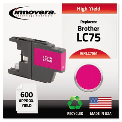 IVRLC75M Remanufactured High-Yield Ink, Magenta IVRLC75M