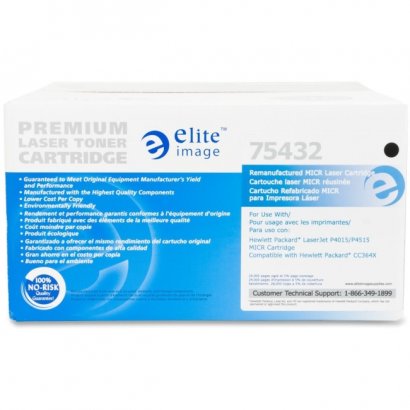 Elite Image Remanufactured High Yield Toner Cartridge Alternative For HP 64X (CC364X) 75432