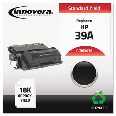 Remanufactured Q1339A (39A) Laser Toner, 18000 Yield, Black IVR83039