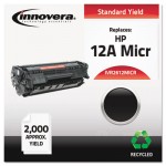 Remanufactured Q2612A(M) MICR Toner, 2000 Yield, Black IVR2612MICR