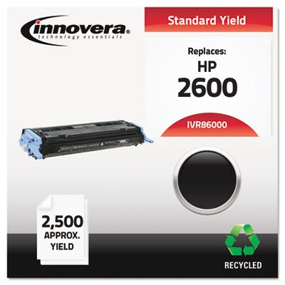 IVR86000 Remanufactured Q6000A (124A) Laser Toner, 2500 Yield, Black IVR86000