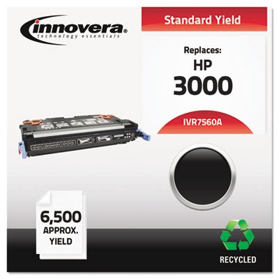 IVR7560A Remanufactured Q7560A (314A) Laser Toner, 6500 Yield, Black IVR7560A