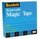 Scotch 811341296 Removable Tape, 3/4" x 1296", 1" Core MMM811341296
