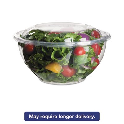 ECP EP-SB32 Renewable & Compostable Salad Bowls w/ Lids - 32oz., 50/PK, 3 PK/CT ECOEPSB32