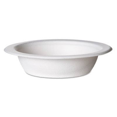 ECP EP-BL16 Renewable & Compostable Sugarcane Bowls - 16oz, 50/PK, 20 PK/CT ECOEPBL16