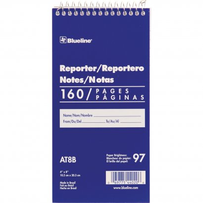Blueline Reporter Notebook AT8B