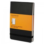 Reporter Notebook, Ruled, 5 1/2 x 3 1/2, Black Cover, 192 Sheets HBGQP511