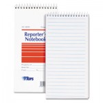 Tops Reporter Notebook, Wide Rule, 4 x 8, White, 70 Sheets, Dozen TOP8030