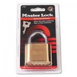 Master Lock Resettable Combination Padlock, 2" wide, Brass MLK175D