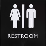 Lorell Restroom Sign 02654