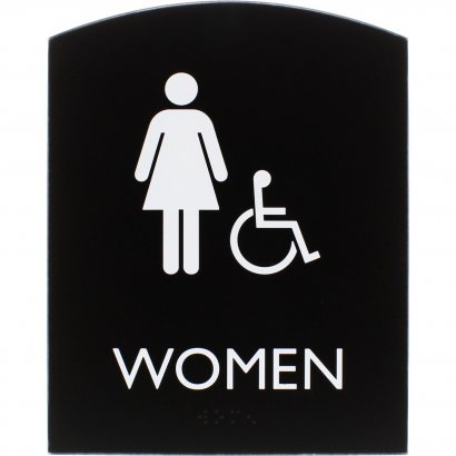 Lorell Restroom Sign 02675