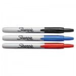 Sharpie Retractable Permanent Markers, Fine Point, Assorted, 3/Set SAN32726PP