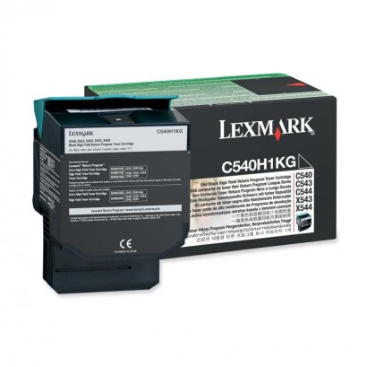 Lexmark Return High Capacity Black Toner Cartridge C540H1KG
