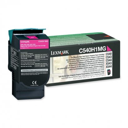 Lexmark Return High Capacity Magenta Toner Cartridge C540H1MG