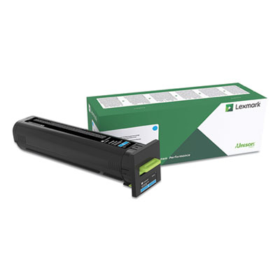 Lexmark Return Program High-Yield Toner, 17,000 Page-Yield, Cyan LEX82K0HCG