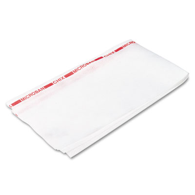 Chix Reusable Food Service Towels, Fabric, 13 1/2 x 24, White, 150/Carton CHI8250