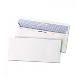 Quality Park Reveal-N-Seal Business Envelope, Contemporary, #10, White, 500/Box QUA67218