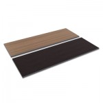 Reversible Laminate Table Top, Rectangular, 72w x 24d, Espresso/Walnut ALETT7224EW