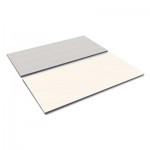 Reversible Laminate Table Top, Rectangular, 60w x 30d, White/Gray ALETT6030WG