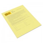 Xerox Revolution Digital Carbonless Paper, 8 1/2 x 11, Canary, 500 Sheets/RM XER3R12437