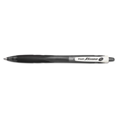 Pilot RexGrip BeGreen Retractable Ball Point Pen, Black Ink, 1mm, Dozen PIL32370