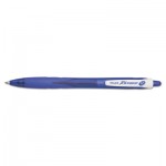 Pilot RexGrip BeGreen Retractable Ballpoint Pen, Medium 1mm, Blue Ink/Barrel, Dozen PIL32371