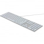 Matias RGB Backlit Wired Aluminum Keyboard for Mac - Silver FK318LS
