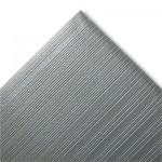 Crown Mats Ribbed Anti-Fatigue Mat, Vinyl, 27 x 36, Gray CWNFJS736GY