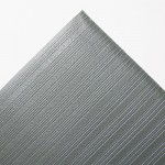 Crown Mats Ribbed Anti-Fatigue Mat, Vinyl, 36 x 60, Gray CWNFL3660GY