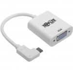 Tripp Lite Right-Angle USB-C to VGA Adapter, M/F, White U444-06N-VGA-RA