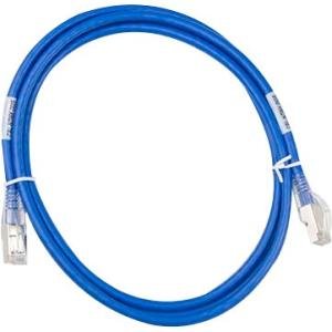 Supermicro RJ45 Cat6a 550MHz Rated Blue 6 FT Patch Cable, 24AWG CBL-NTWK-0605