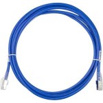 Supermicro RJ45 Cat6a 550MHz Rated Blue 12 FT Patch Cable, 24AWG CBL-NTWK-0608