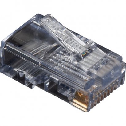 Black Box RJ45 Modular Plug For Round Stranded Cable FM105