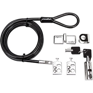 Rocstor Rocbolt Premium Desktop and Peripherals Security Lock Kit with 8' Cable - 2 Keys Y10C181-B1