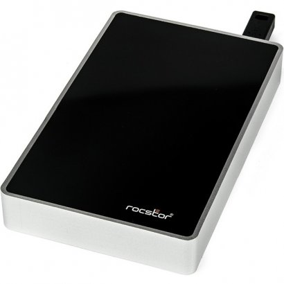 Rocstor Rocsecure Real-time Hardware Encrypted Portable External Hard Drive E634S5-01