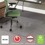 deflecto RollaMat Frequent Use Chair Mat for Medium Pile Carpet, 46 x 60, Clear DEFCM15443F