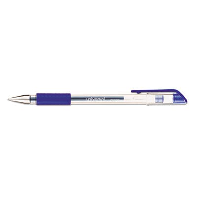 UNV39511 Roller Ball Stick Gel Pen, Blue Ink, Medium, Dozen UNV39511